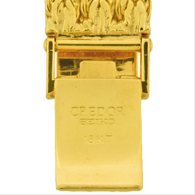 Seiko Credor Diamond Bezel K18 Yellow Gold Ladies Quartz Champagne Dial 4n70-0120 Gtaa008 Watch Seiko Credor Diamond Bezel K18 Yellow Gold Ladies Quartz Champagne Dial 4n70-0120 Gtaa008 Watch