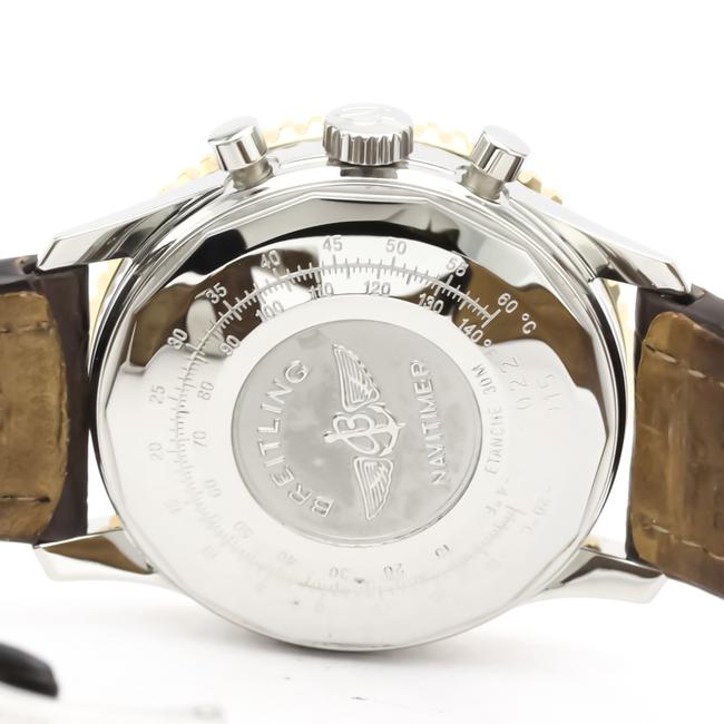 Breitling Navitimer Mechanical Stainless Steel Yellow Gold (18k) Mens Sports D12022 Watch Breitling Navitimer Mechanical Stainless Steel Yellow Gold (18k) Mens Sports D12022 Watch