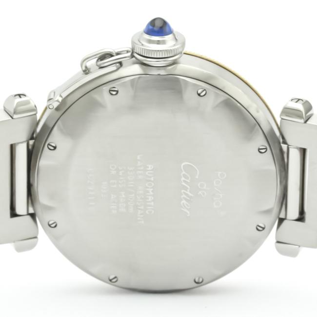 Cartier Pasha 38 Stainless Steel Yellow Gold (18k) Mens Dress W31012h3 Watch Cartier Pasha 38 Stainless Steel Yellow Gold (18k) Mens Dress W31012h3 Watch