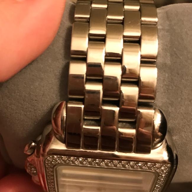 Michele Stainless Steel (Silver) XL Diamond Deco (20mm) Watch Michele Stainless Steel (Silver) XL Diamond Deco (20mm) Watch