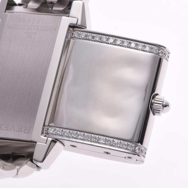 Jaeger-LeCoultre Silver Diamonds Stainless Steel Reverso 265.8.080 Quartz Womens Wristwatch 20 Mm Watch Jaeger-LeCoultre Silver Diamonds Stainless Steel Reverso 265.8.080 Quartz Womens Wristwatch 20 Mm Watch