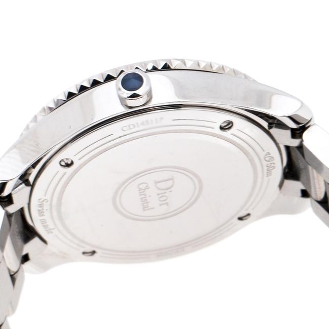 Dior Blue Mother Of Pearl Stainless Steel Christal Cd143117 Womens Wristwatch 33mm Watch Dior Blue Mother Of Pearl Stainless Steel Christal Cd143117 Womens Wristwatch 33mm Watch