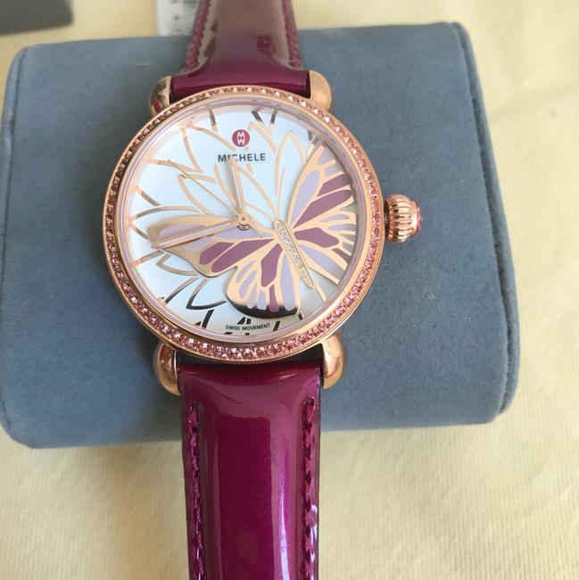 Michele Multicolor New Garden Party Topaz Rose Gold Diamond Butterfly Mw05d36b4995 Watch Michele Multicolor New Garden Party Topaz Rose Gold Diamond Butterfly Mw05d36b4995 Watch