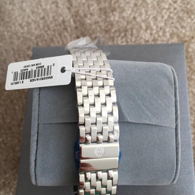 Michele Silver/ Black Csx-36 Diamond Mosaic Mop Diamond Dial Mw03r01a1928 Watch Michele Silver/ Black Csx-36 Diamond Mosaic Mop Diamond Dial Mw03r01a1928 Watch