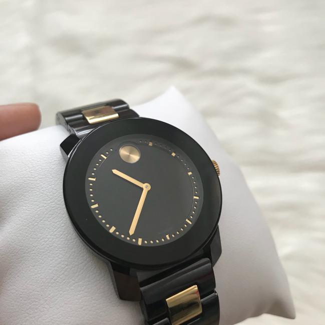 Movado Black / Gold Womens Dial Ceramic 3600172 Watch Movado Black / Gold Womens Dial Ceramic 3600172 Watch