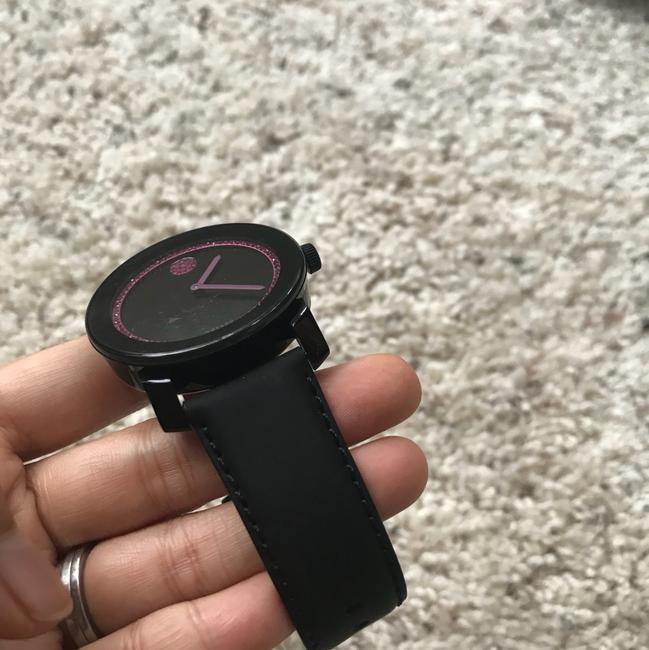 Movado Green Watercolor Bold 42 Special Edition Bcrf Pink and Black Leather 3600184 Watch Movado Green Watercolor Bold 42 Special Edition Bcrf Pink and Black Leather 3600184 Watch