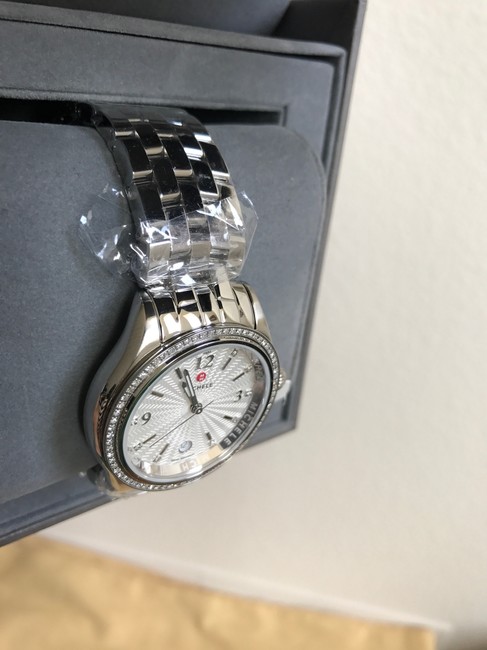 Michele Silver Belmore Diamond Diamond Dial Mww29a000005 Watch Michele Silver Belmore Diamond Diamond Dial Mww29a000005 Watch