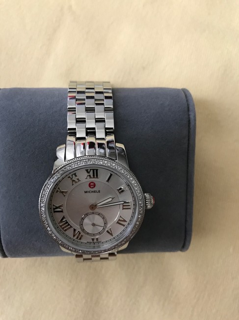 Michele Silver Harbor Dial Diamond Mww28a000001 Watch Michele Silver Harbor Dial Diamond Mww28a000001 Watch