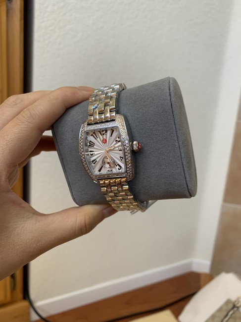 Michele Silver Urban Mini Diamond Bracelet Mww02a000619 Watch Michele Silver Urban Mini Diamond Bracelet Mww02a000619 Watch