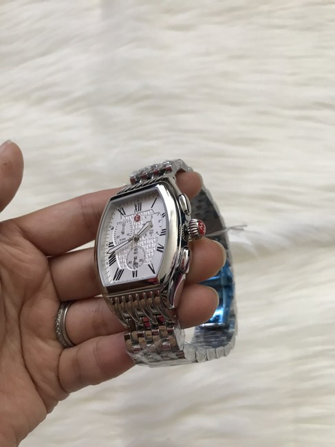 Michele Silver Stainless Releve Ladies Chronograph Mww19a000019 Watch Michele Silver Stainless Releve Ladies Chronograph Mww19a000019 Watch