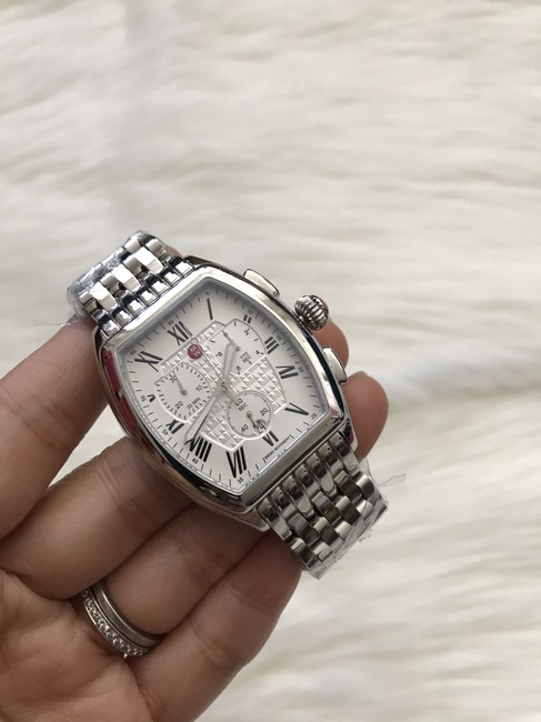 Michele Silver Stainless Releve Ladies Chronograph Mww19a000030 Watch Michele Silver Stainless Releve Ladies Chronograph Mww19a000030 Watch