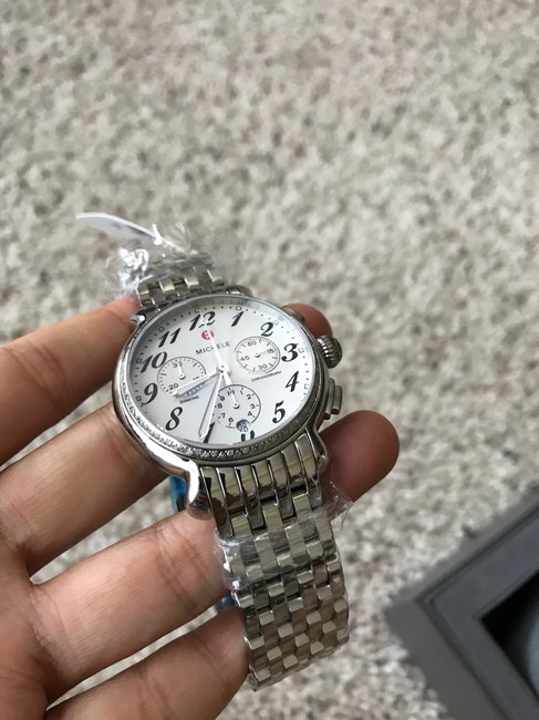 Michele Silver Fluette White Dial Mww24a000001 Watch Michele Silver Fluette White Dial Mww24a000001 Watch
