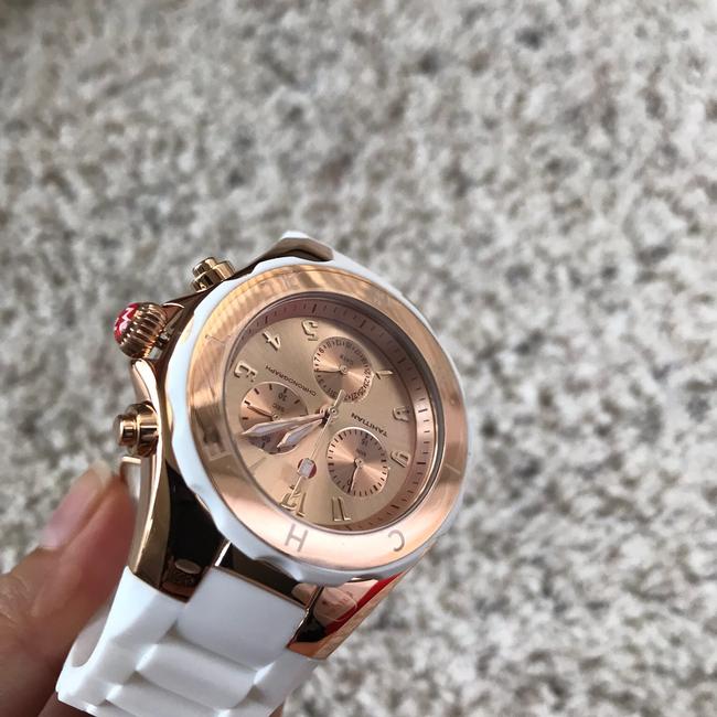 Michele White/ Rose Gold Jelly Bean White/ Mww12f000030 Watch Michele White/ Rose Gold Jelly Bean White/ Mww12f000030 Watch