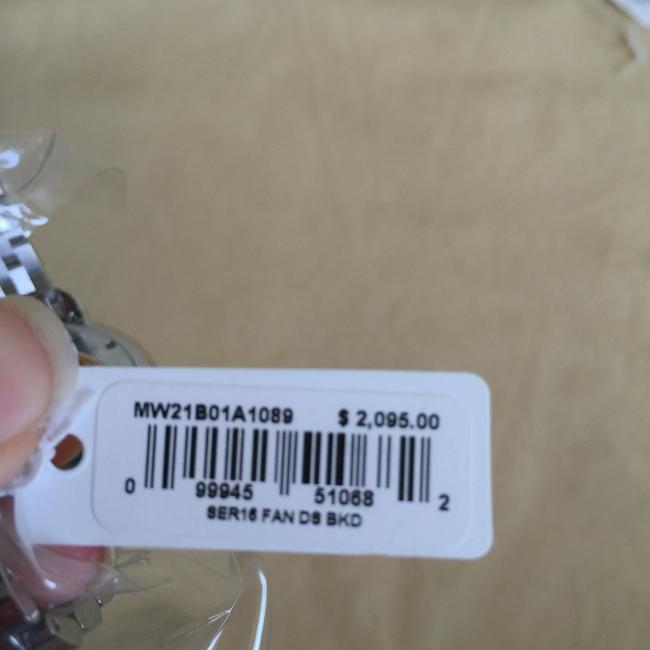 Michele Silver/ Black/ White Serein 0.55ct Diamond Fan Mw21b01a1089 Watch Michele Silver/ Black/ White Serein 0.55ct Diamond Fan Mw21b01a1089 Watch