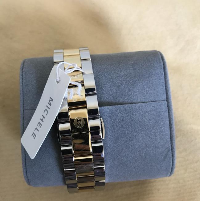 Michele Gold/ Silver Jetway 2 Tones Mop Mww17a000033 Watch Michele Gold/ Silver Jetway 2 Tones Mop Mww17a000033 Watch