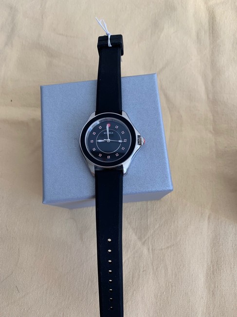 Michele Black Silver Flash Sale " Interchangeable Strap" Cape Topaz Mww27a000006 Watch Michele Black Silver Flash Sale " Interchangeable Strap" Cape Topaz Mww27a000006 Watch