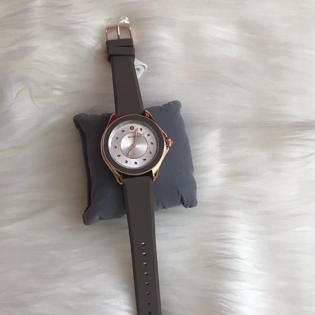 Michele Rose-gold/ Taupe " Interchangeable Strap" Cape Topaz Mww27a000014 Watch Michele Rose-gold/ Taupe " Interchangeable Strap" Cape Topaz Mww27a000014 Watch