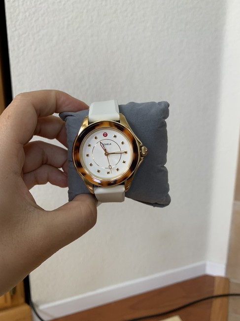 Michele Multicolor Cape Ivory Gold Tort Topaz Dial Mww27a000030 Watch Michele Multicolor Cape Ivory Gold Tort Topaz Dial Mww27a000030 Watch
