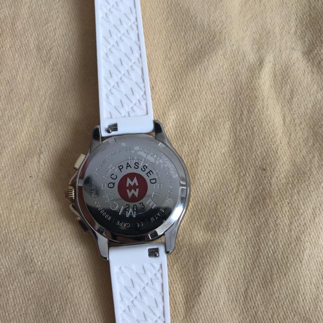 Michele Gold/ Silver Cape Chronograph 2 Tone Mww27c000008 Watch Michele Gold/ Silver Cape Chronograph 2 Tone Mww27c000008 Watch