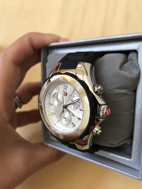 Michele Black Silver Jelly Mww12f000033 Watch Michele Black Silver Jelly Mww12f000033 Watch