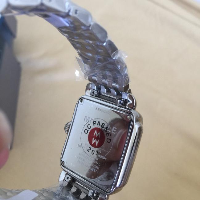 Michele Silver/ Black Art Deco Diamond Dial 0.96 Ct. Diamonds Watch Michele Silver/ Black Art Deco Diamond Dial 0.96 Ct. Diamonds Watch