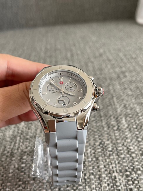 Michele Grey Silver Jellybean Stainless Mww12f000092 Watch Michele Grey Silver Jellybean Stainless Mww12f000092 Watch