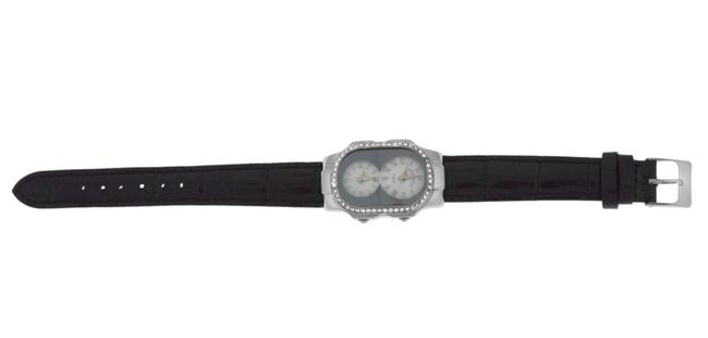 Philip Stein Silver Ladies Teslar 2 Time Zone Steel Diamond 27mm Quartz Watch Philip Stein Silver Ladies Teslar 2 Time Zone Steel Diamond 27mm Quartz Watch