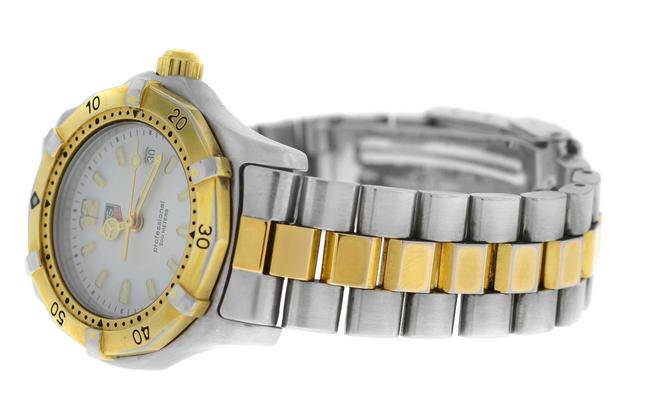 TAG Heuer Yellow Gold Silver Ladies Professional Wk1320 Steel Date Quartz Watch TAG Heuer Yellow Gold Silver Ladies Professional Wk1320 Steel Date Quartz Watch