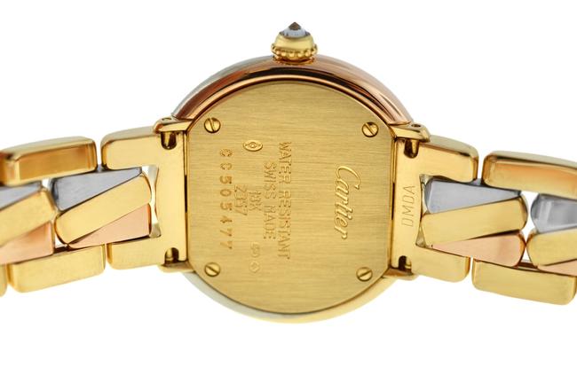 Cartier Yellow Gold Ladies Trinity 2357 18k Rose White Diamond Quartz Watch Cartier Yellow Gold Ladies Trinity 2357 18k Rose White Diamond Quartz Watch