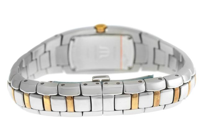 Maurice Lacroix Silver Gold Ladies Intuition In3012-ss002-320 Steel 20mm Quartz Watch Maurice Lacroix Silver Gold Ladies Intuition In3012-ss002-320 Steel 20mm Quartz Watch
