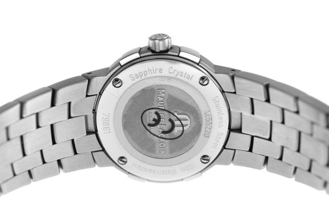 Maurice Lacroix Silver Ladies Milestone Ms1013-ss002-310 Steel Quartz Watch Maurice Lacroix Silver Ladies Milestone Ms1013-ss002-310 Steel Quartz Watch