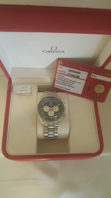 Omega Stainless Steel Speedmaster Gemini Iv 4 Chronograph 35658000 Blue Limited Pre Owned Watch Omega Stainless Steel Speedmaster Gemini Iv 4 Chronograph 35658000 Blue Limited Pre Owned Watch