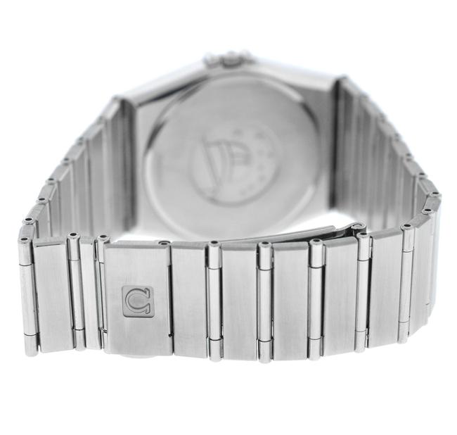 Omega Silver Men Unisex Constellation 396.1070.1 Quartz Stainless Steel Date Watch Omega Silver Men Unisex Constellation 396.1070.1 Quartz Stainless Steel Date Watch
