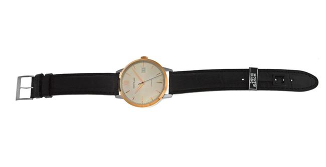 Montblanc Silver Gold New Mens Heritage Spirit 111624 Steel 39mm Watch Montblanc Silver Gold New Mens Heritage Spirit 111624 Steel 39mm Watch