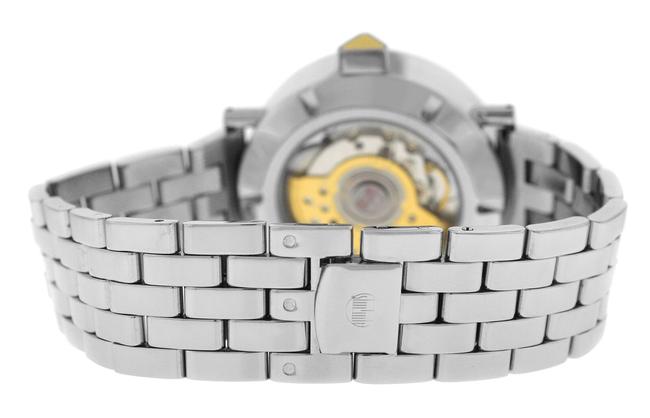 Alain Silberstein Silver Mens Bodoni Power Reserve Limited Ed 37mm Watch Alain Silberstein Silver Mens Bodoni Power Reserve Limited Ed 37mm Watch