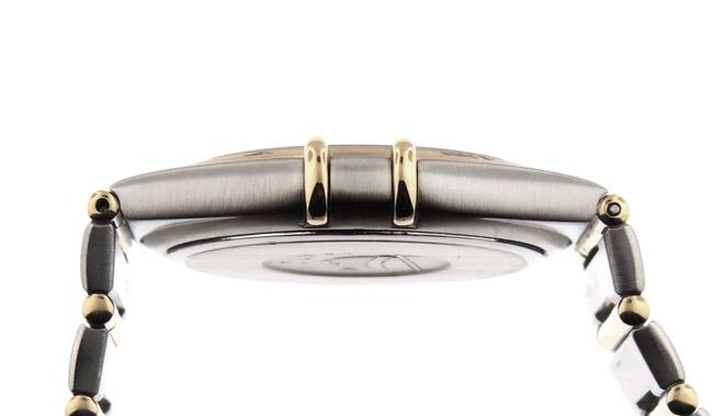 Omega Gold Mens Constellation 18k Yellow Full Bars/Ss 33mm Date Watch Omega Gold Mens Constellation 18k Yellow Full Bars/Ss 33mm Date Watch