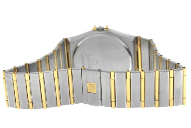 Omega Gold Silver Mens Unisex Constellation 396.1070 Full Bar 32mm Quartz Watch Omega Gold Silver Mens Unisex Constellation 396.1070 Full Bar 32mm Quartz Watch