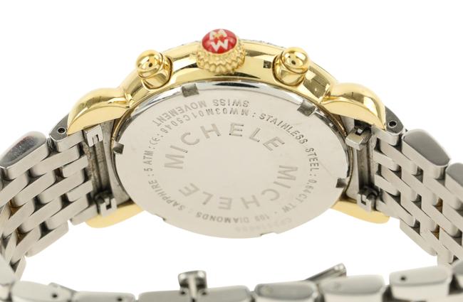 Michele Silver Csx Chronograph Diamond Sidney Watch Michele Silver Csx Chronograph Diamond Sidney Watch
