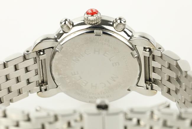 Michele Silver Csx Diamond Mother Of Pearl Watch Michele Silver Csx Diamond Mother Of Pearl Watch