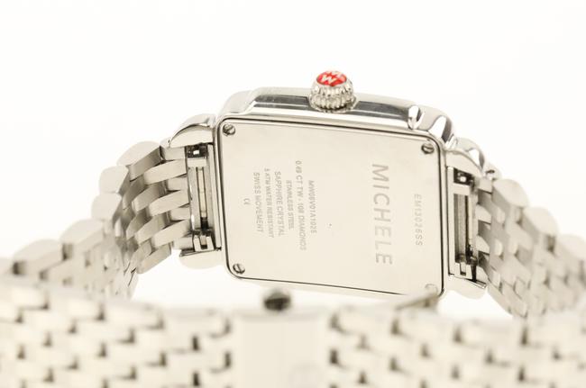 Michele Silver Deco 16 Diamond Watch Michele Silver Deco 16 Diamond Watch