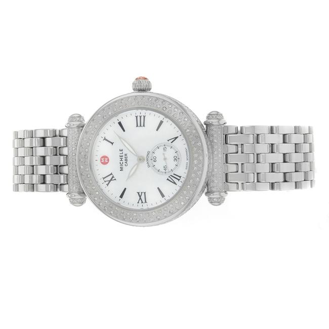 Michele Silver Caber Mother Of Pearl Diamond Mww16a000001 Watch Michele Silver Caber Mother Of Pearl Diamond Mww16a000001 Watch