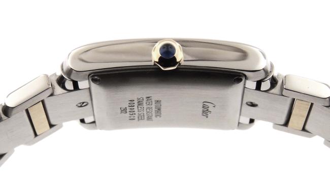 Cartier Silver Box Mint Men Tank Francaise Large 2302 18k/Ss Date Watch Cartier Silver Box Mint Men Tank Francaise Large 2302 18k/Ss Date Watch