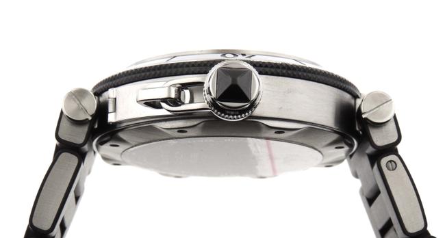 Cartier Black Mint Mens Pasha Seatimer 2790 Date Ss 40.5 B&p Watch Cartier Black Mint Mens Pasha Seatimer 2790 Date Ss 40.5 B&p Watch