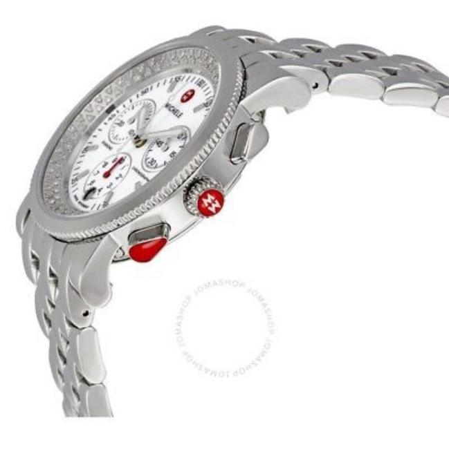 Michele Silver Diamond Sports Sail Watch Michele Silver Diamond Sports Sail Watch