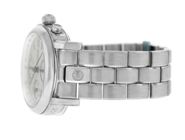 Montblanc Silver Meisterstuck 7016 Chronograph 38mm Stainless Steel Watch Montblanc Silver Meisterstuck 7016 Chronograph 38mm Stainless Steel Watch