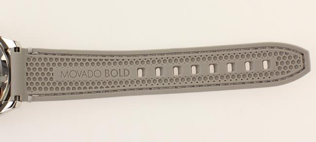 Movado Grey Bold Silver Dial Silicone Watch Movado Grey Bold Silver Dial Silicone Watch