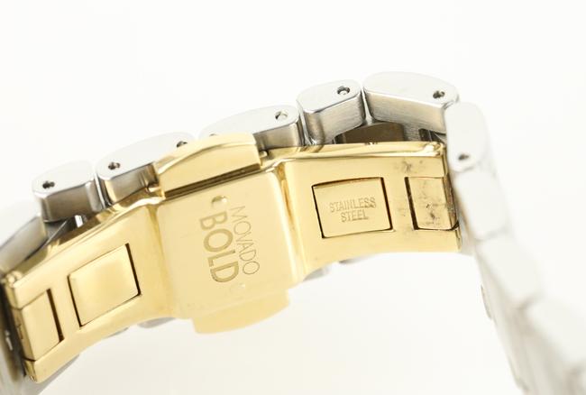 Movado Silver Bold Dial Two-tone Quartz Watch Movado Silver Bold Dial Two-tone Quartz Watch
