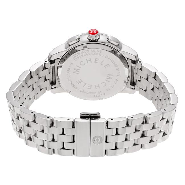Michele Silver Uptown Diamond Chronograph Mww25a000001 Watch Michele Silver Uptown Diamond Chronograph Mww25a000001 Watch