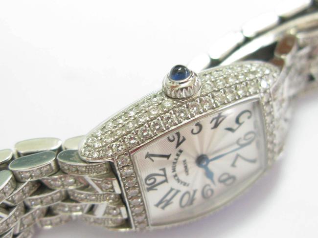 Franck Muller White Gold Cintree Curvex Diamond 2500 Qzd 18kt Watch Franck Muller White Gold Cintree Curvex Diamond 2500 Qzd 18kt Watch