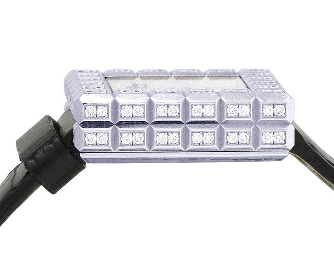 Chopard 18k White Gold Ice Cube 25mm 136815-1001 Mirror Dial Factory Diamond Watch Chopard 18k White Gold Ice Cube 25mm 136815-1001 Mirror Dial Factory Diamond Watch